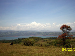 Directly across the lake in this photo are the village of San Luis and San Luis Cove.